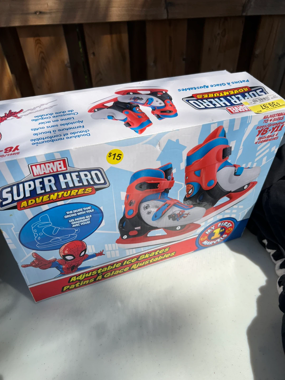 Marvel Super Hero Adventures Adjustable Ice Skates