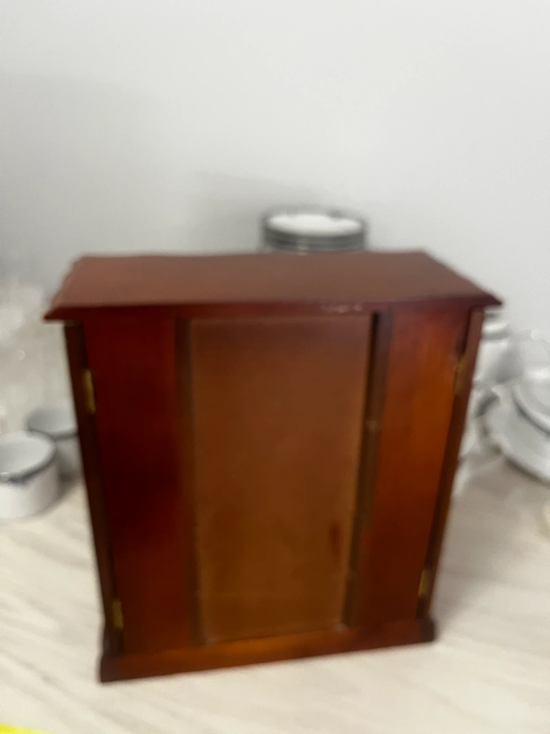 Wooden Jewellery Box with Mirror and Drawers - photo 3