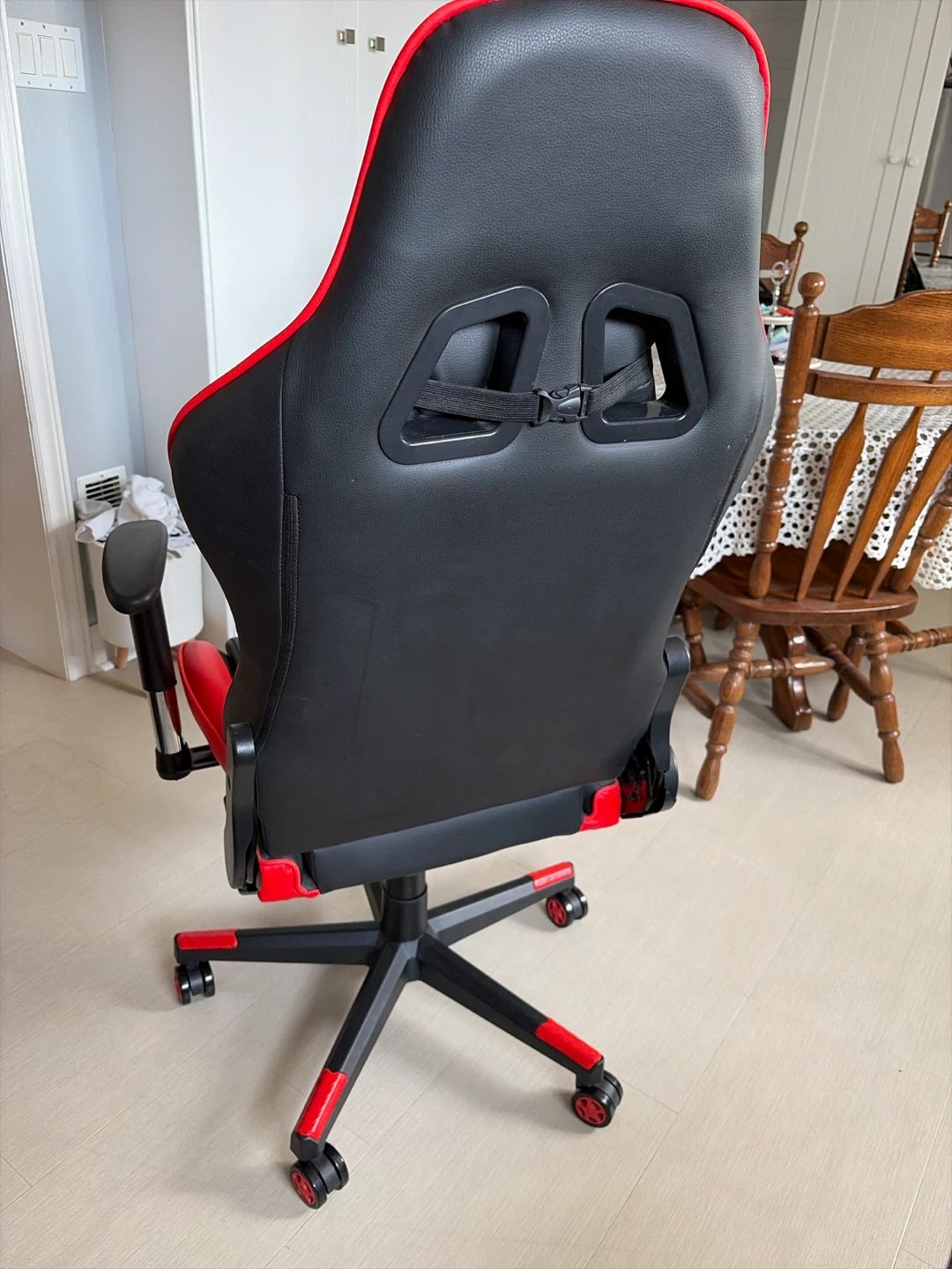 Red Black And White Gaming Chair - photo 3