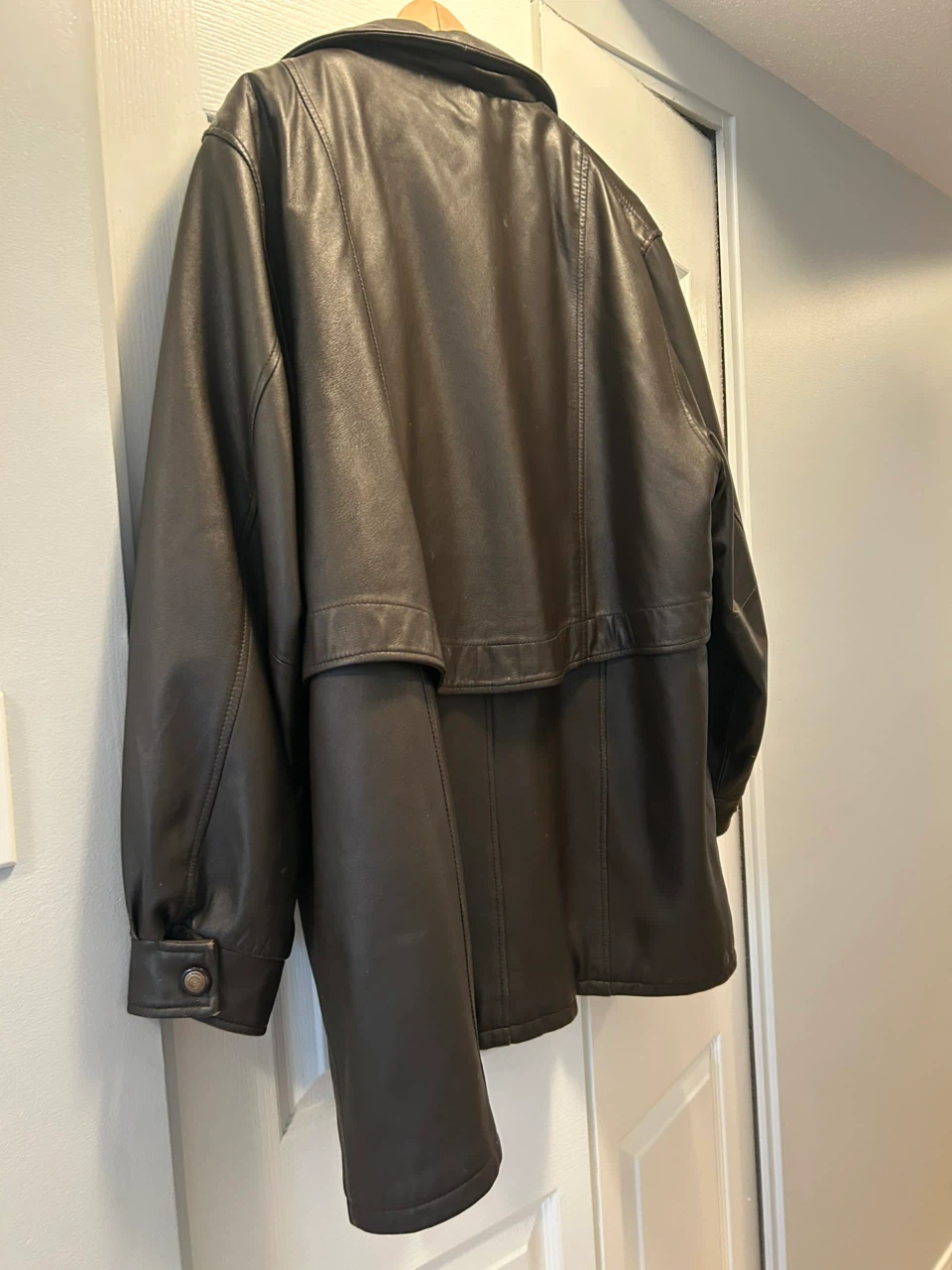 Brown Leather Jacket - photo 2