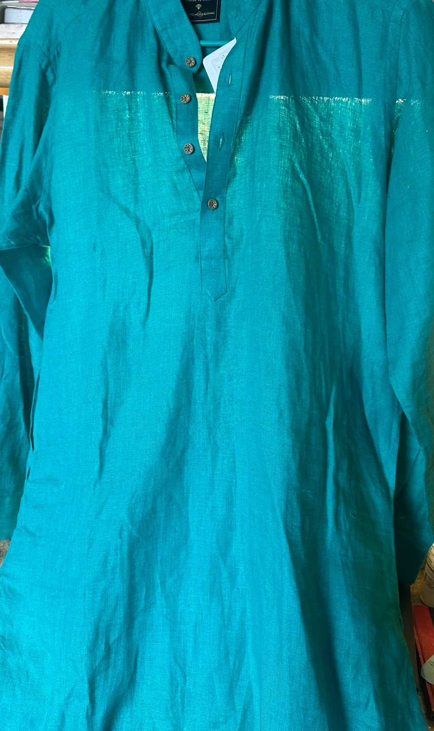 Nizhoni Linen Button-Up kurta - photo 3