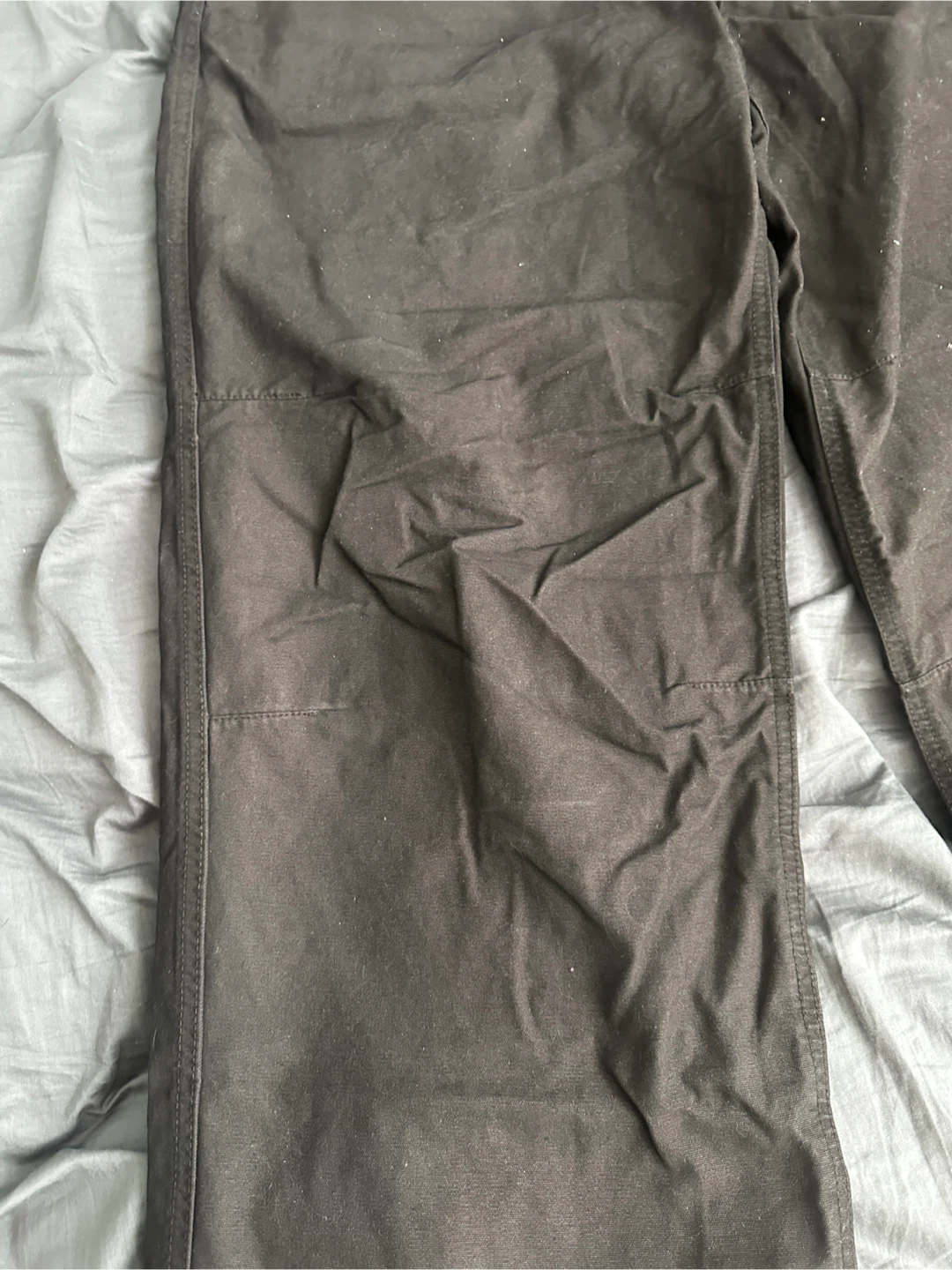 Zara Black Washed Effect Wide Leg Jeans - photo 3