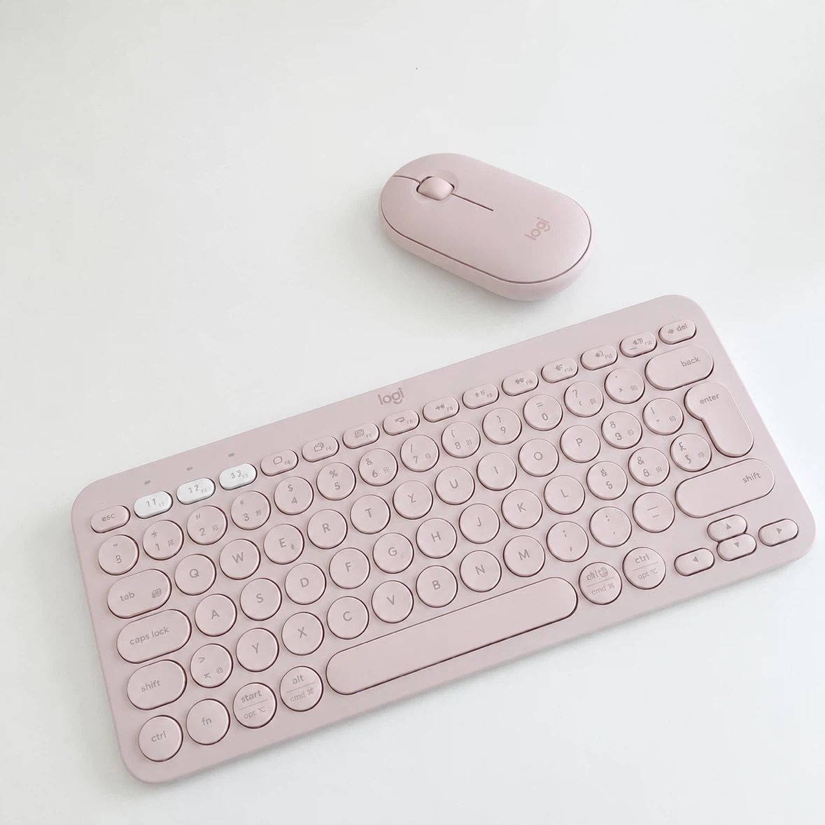 Logitech pebble keyboard & mouse set