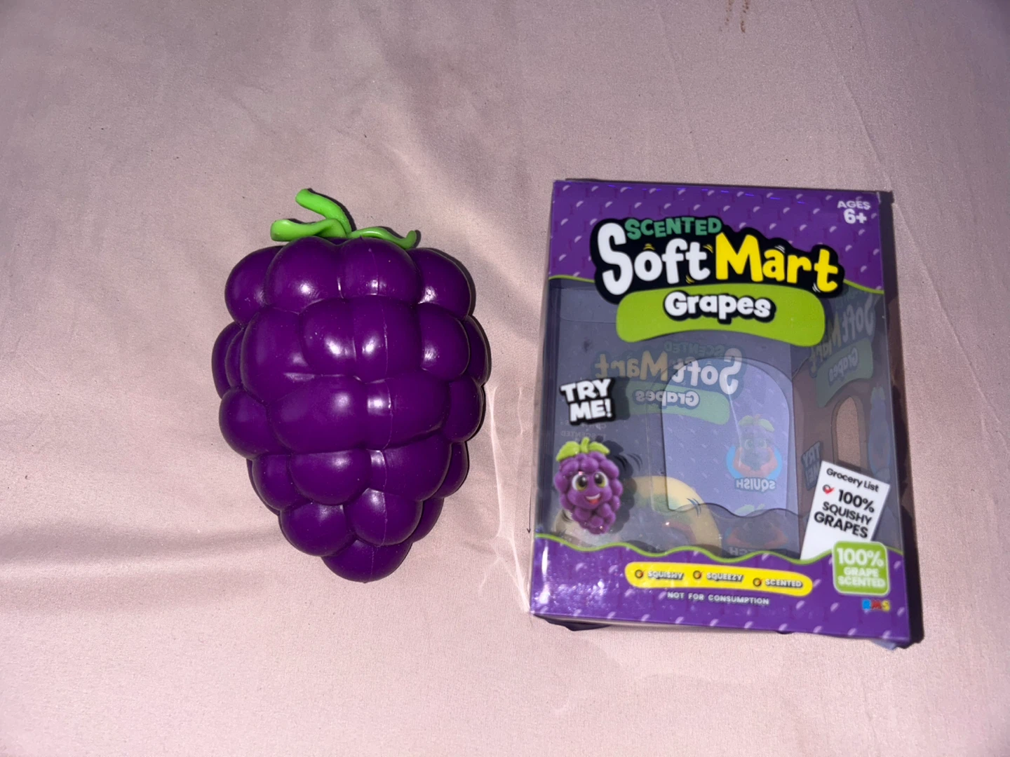 Soft Mart Scented Grapes Squishy Toy