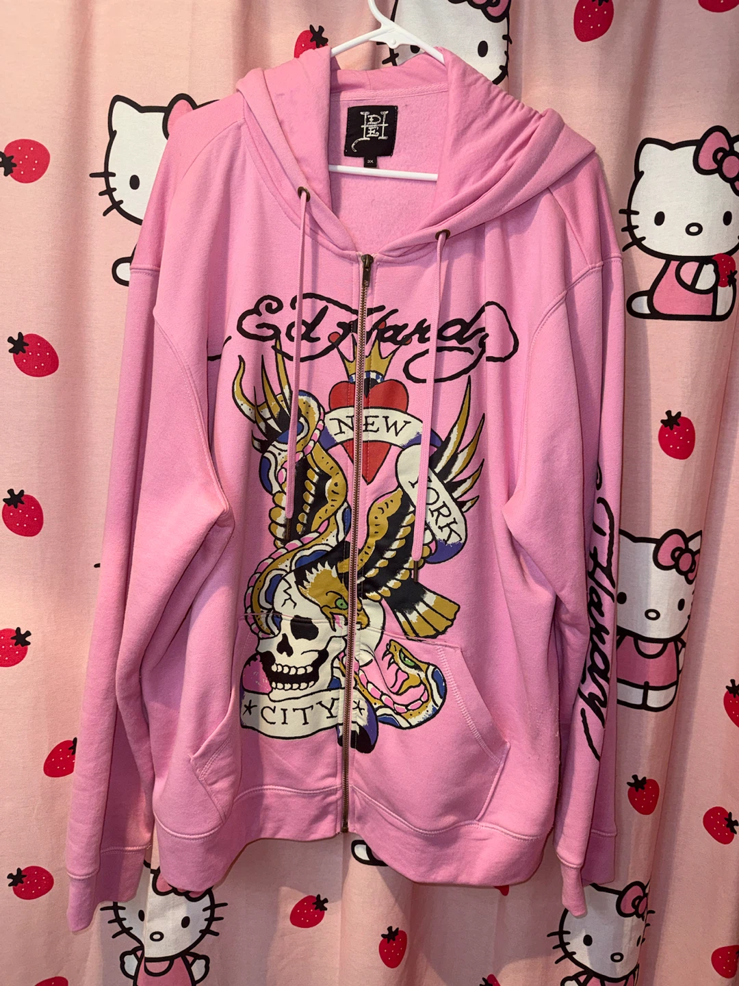 NEW ED HARDY PLUS SIZE JACKET 3X