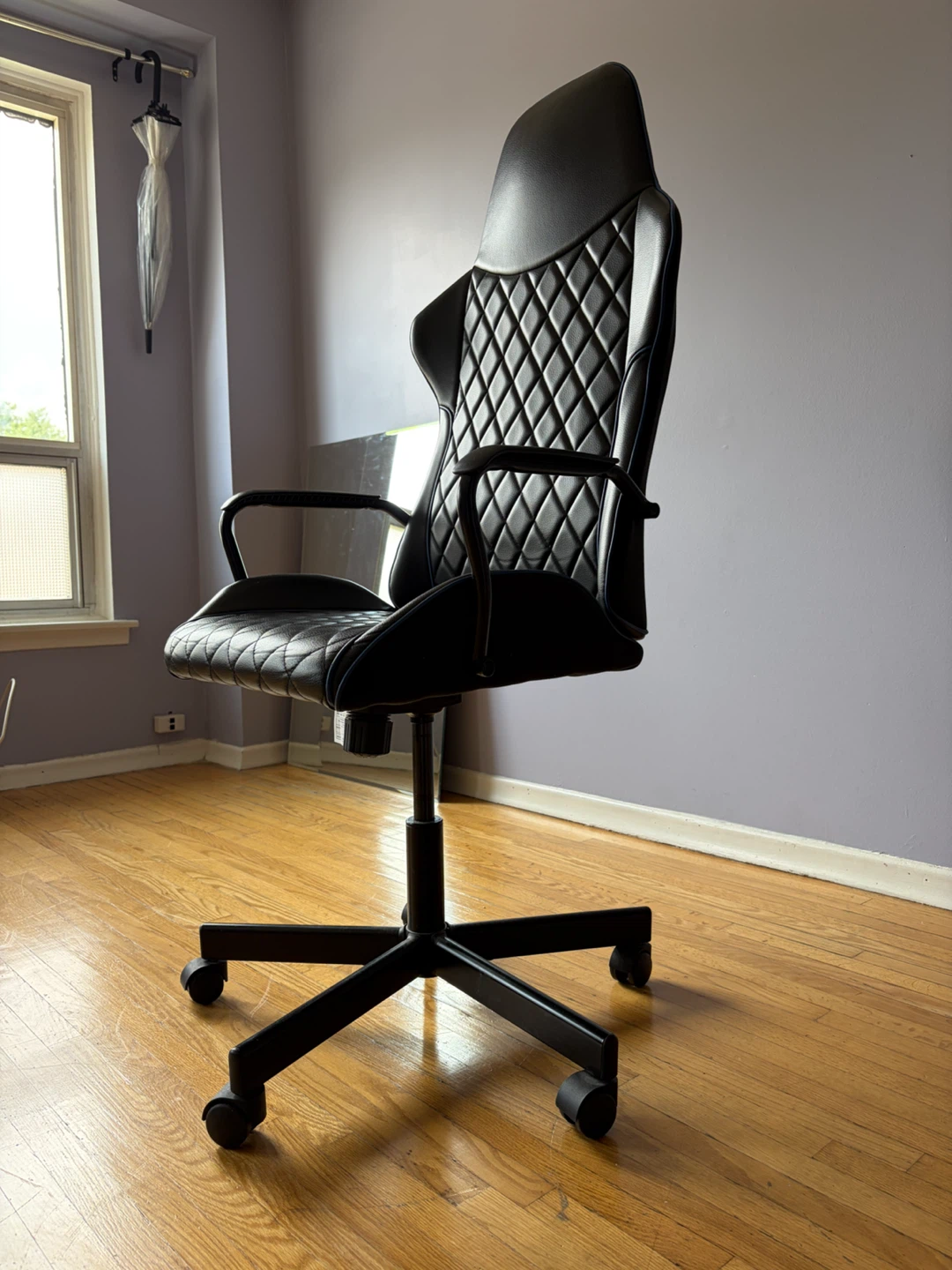 IKEA UTESPELARE Gaming Chair – Black | Like New | - photo 3