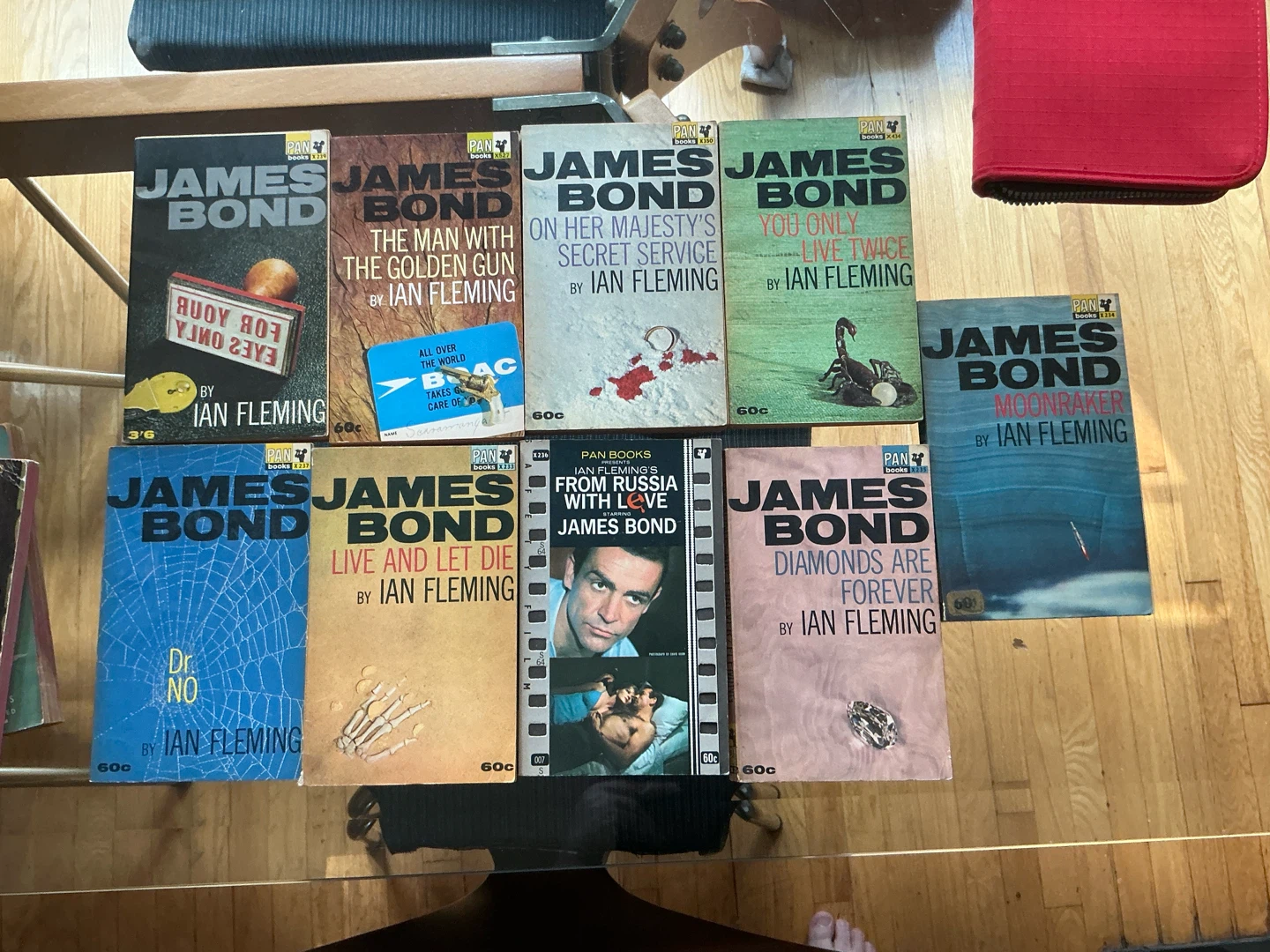 First Edition James Bond paperbacks by Ian Flemming