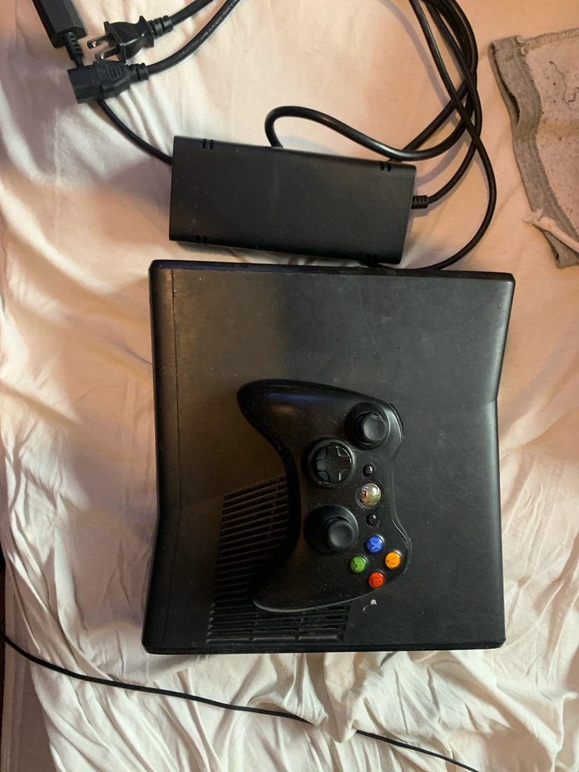 Xbox 360 Console with Controller and Power Brick