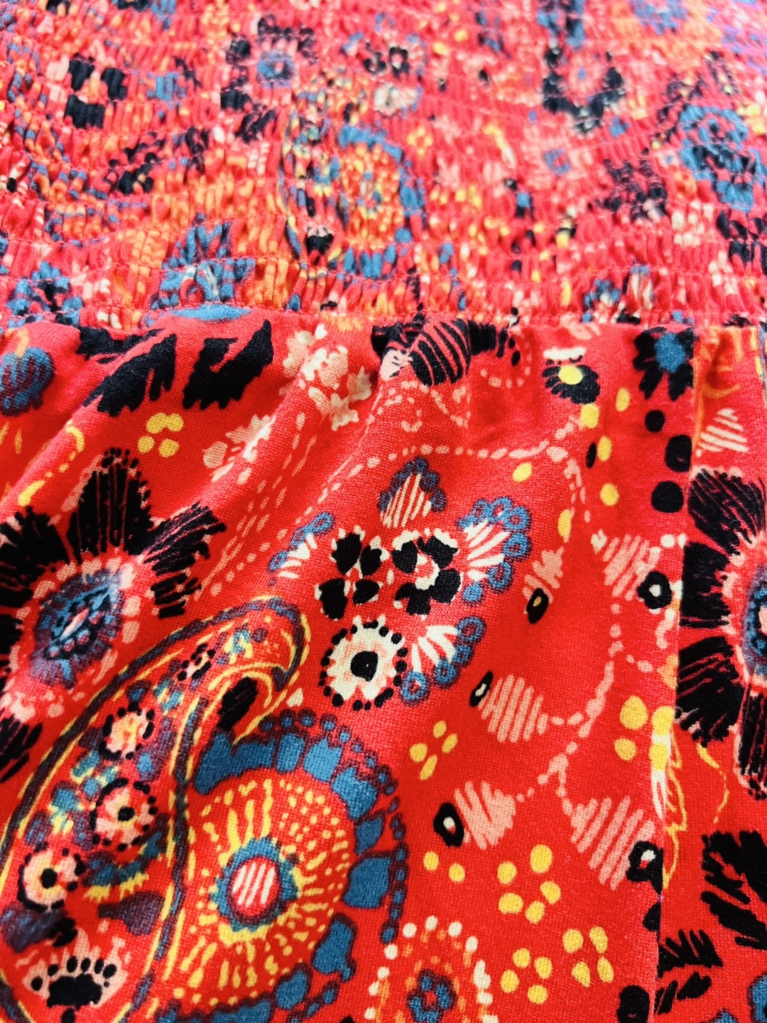 Paisley kismet Floral Smocked Romper in Size Medium - photo 2