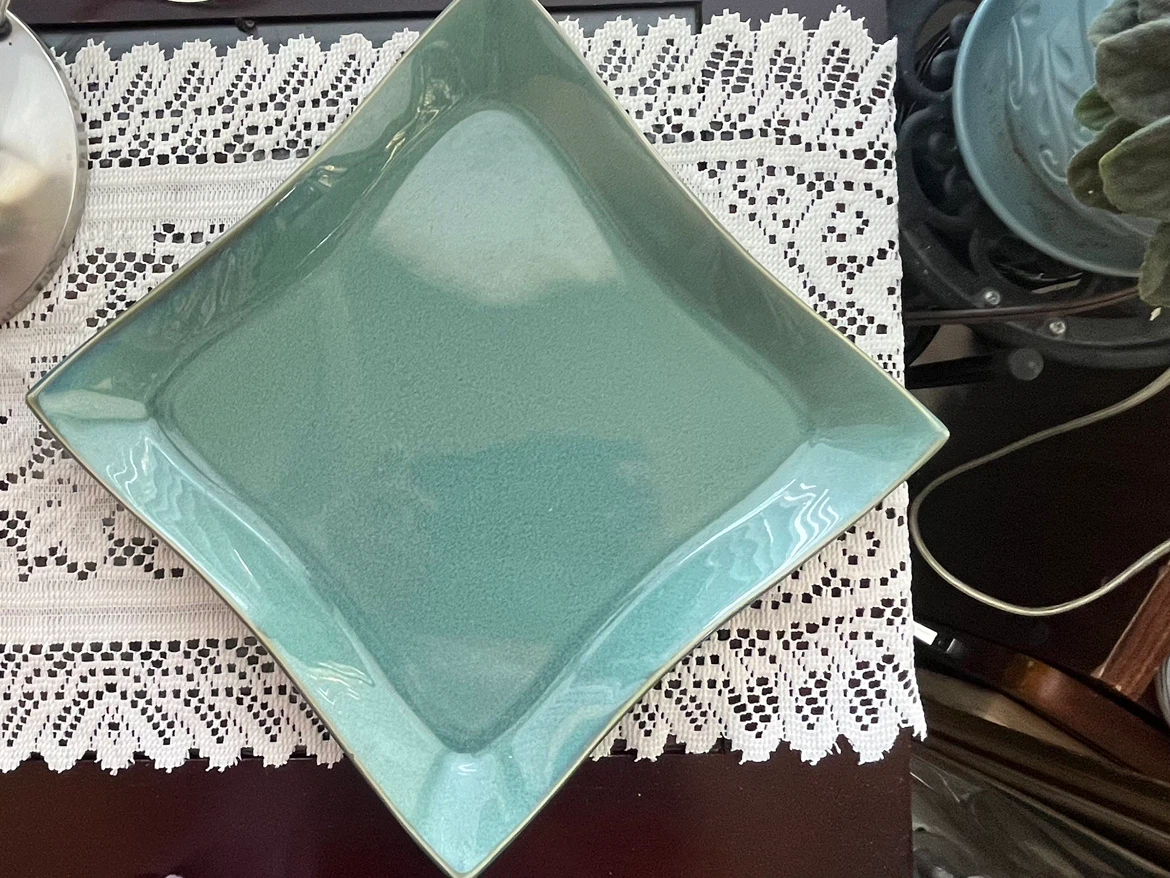 CHI Square Plate, Sea Foam Green, 9.5 inches - photo 2