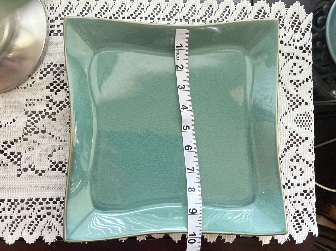 CHI Square Plate, Sea Foam Green, 9.5 inches - photo 3