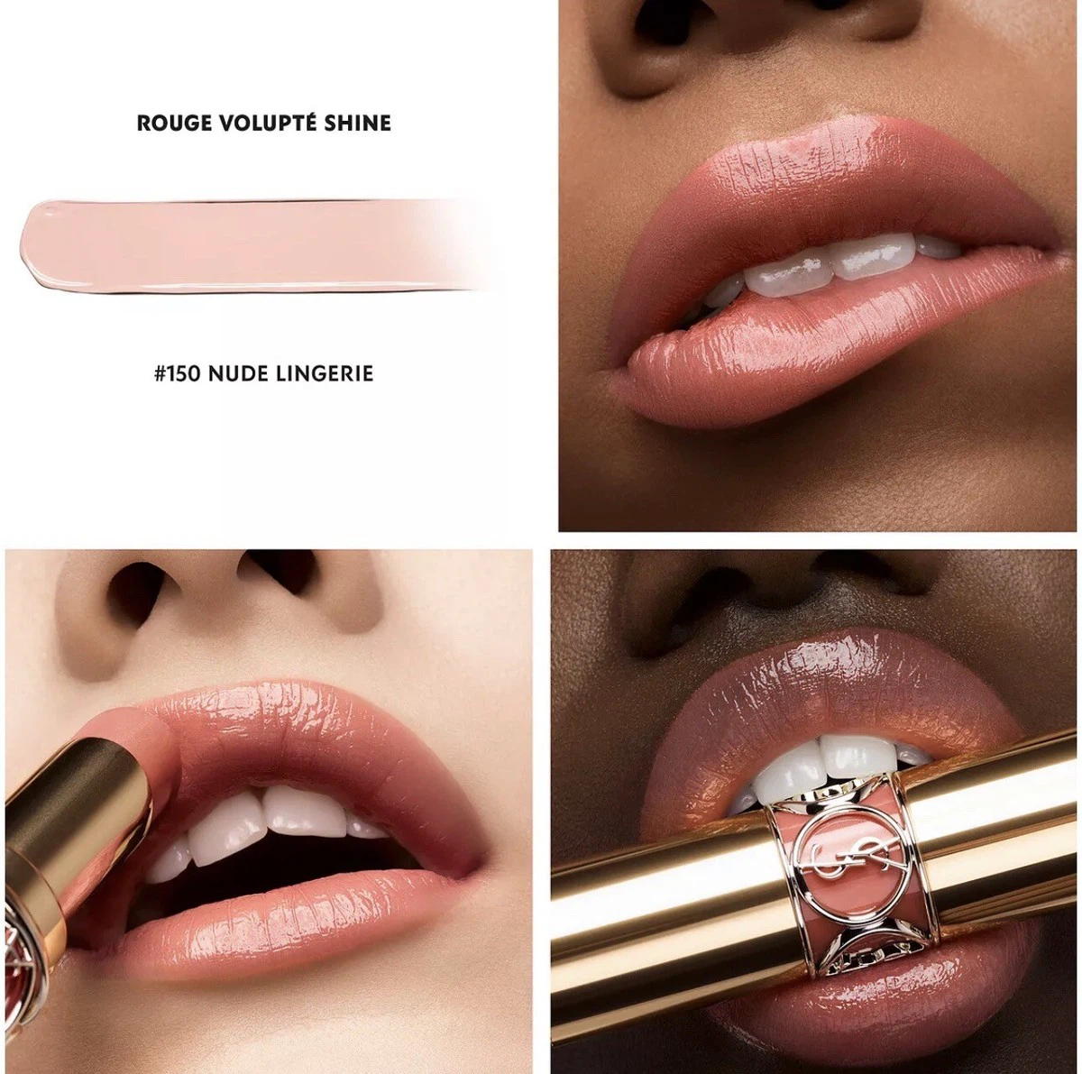 Yves Saint Laurent Rouge Volupté Shine #150 Nude Lingerie - photo 3