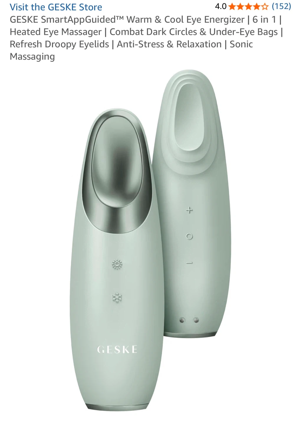 GESKE SmartAppGuided Warm & Cool Eye Energizer 6 in 1 Green