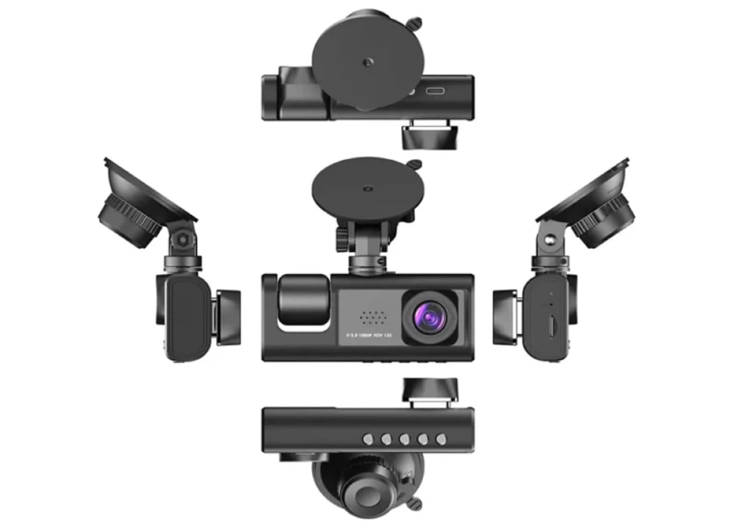 1080P Dual Dash Cam with Suction Mount - photo 5
