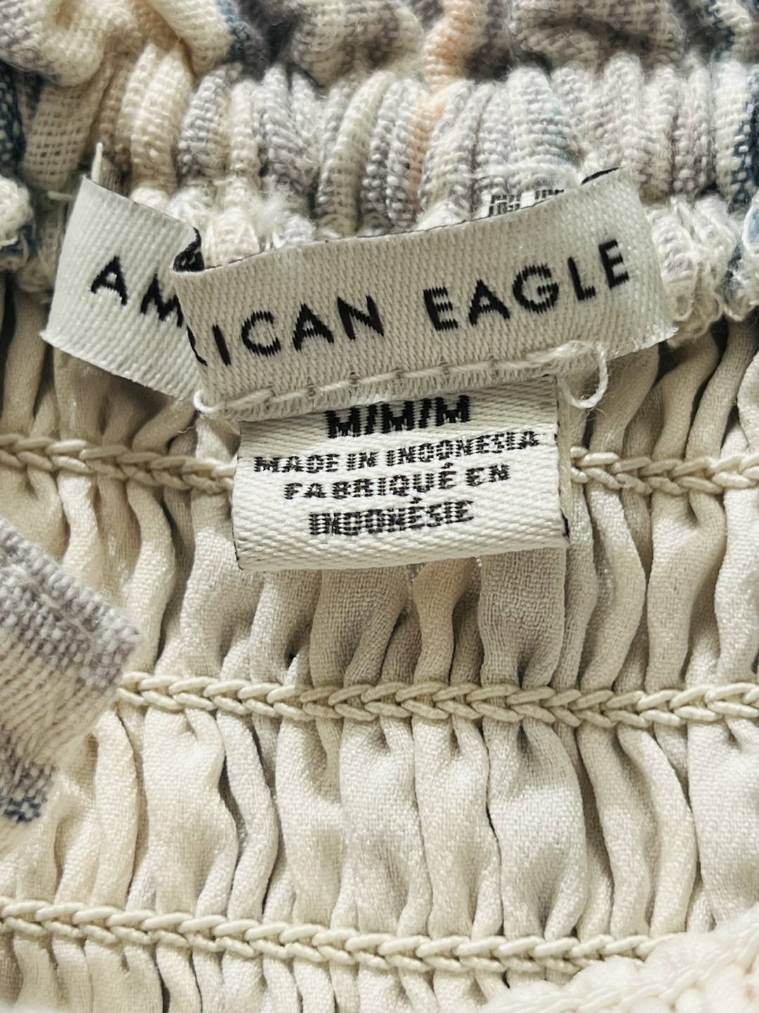 American Eagle Striped Smocked Dress - photo 4