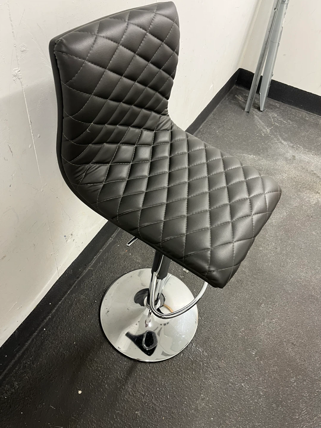 Adjustable Grey Bar Stool