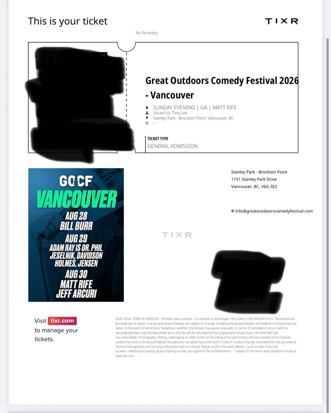 Great Outdoors Comedy Festival - Matt Rife Tickets - photo 2