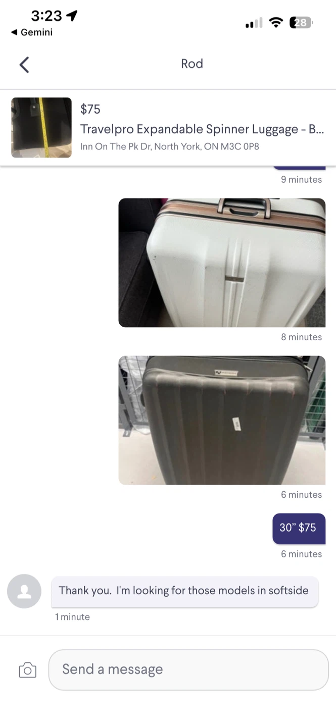 Travelpro Expandable Spinner Luggage 30"