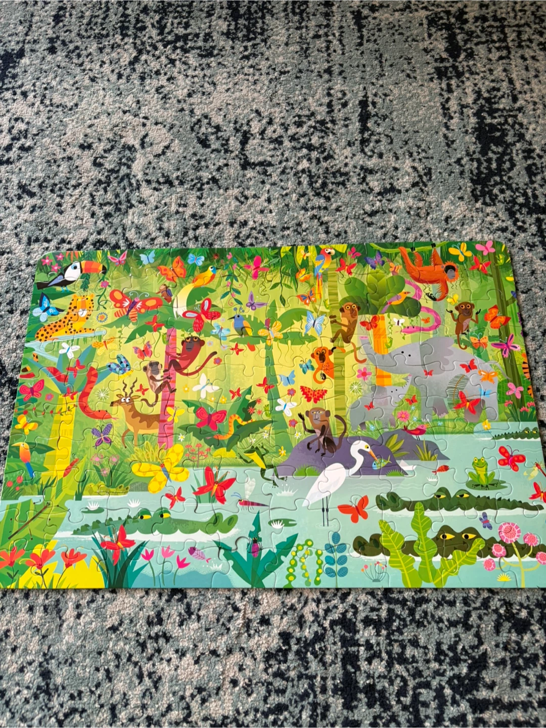 Usborne "In the Jungle" 100 Piece Book & Jigsaw Puzzle - photo 3