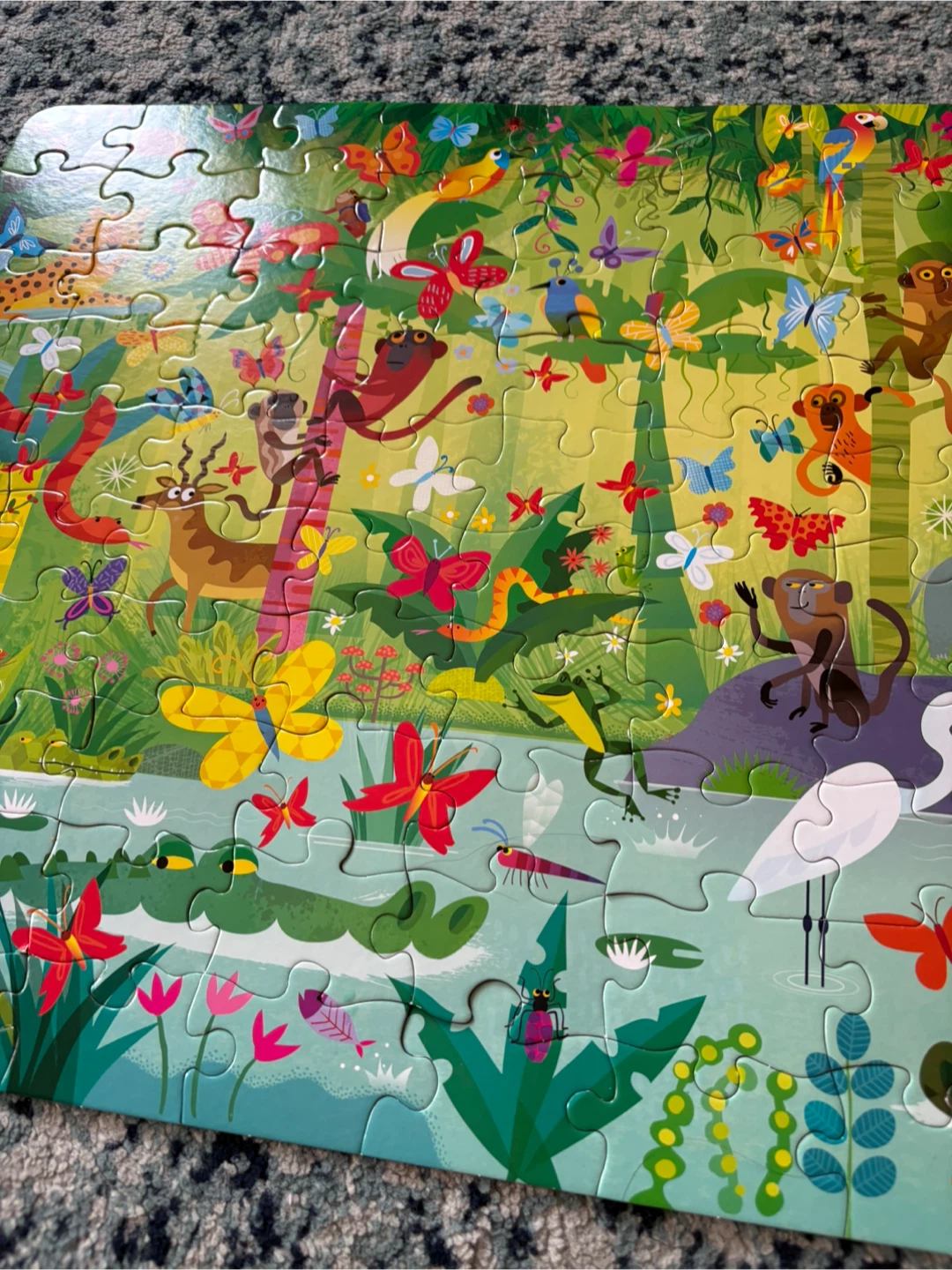 Usborne "In the Jungle" 100 Piece Book & Jigsaw Puzzle - photo 4
