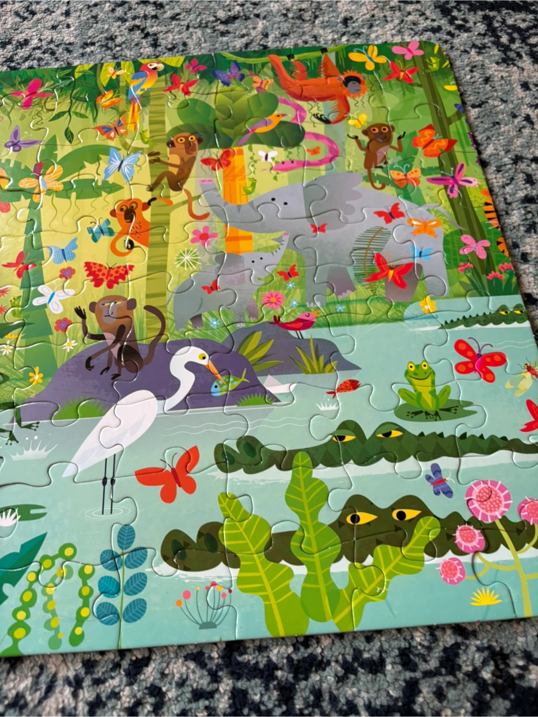 Usborne "In the Jungle" 100 Piece Book & Jigsaw Puzzle - photo 5