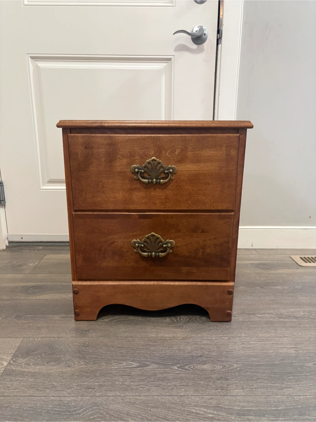 Solid wood Nightstand - photo 2