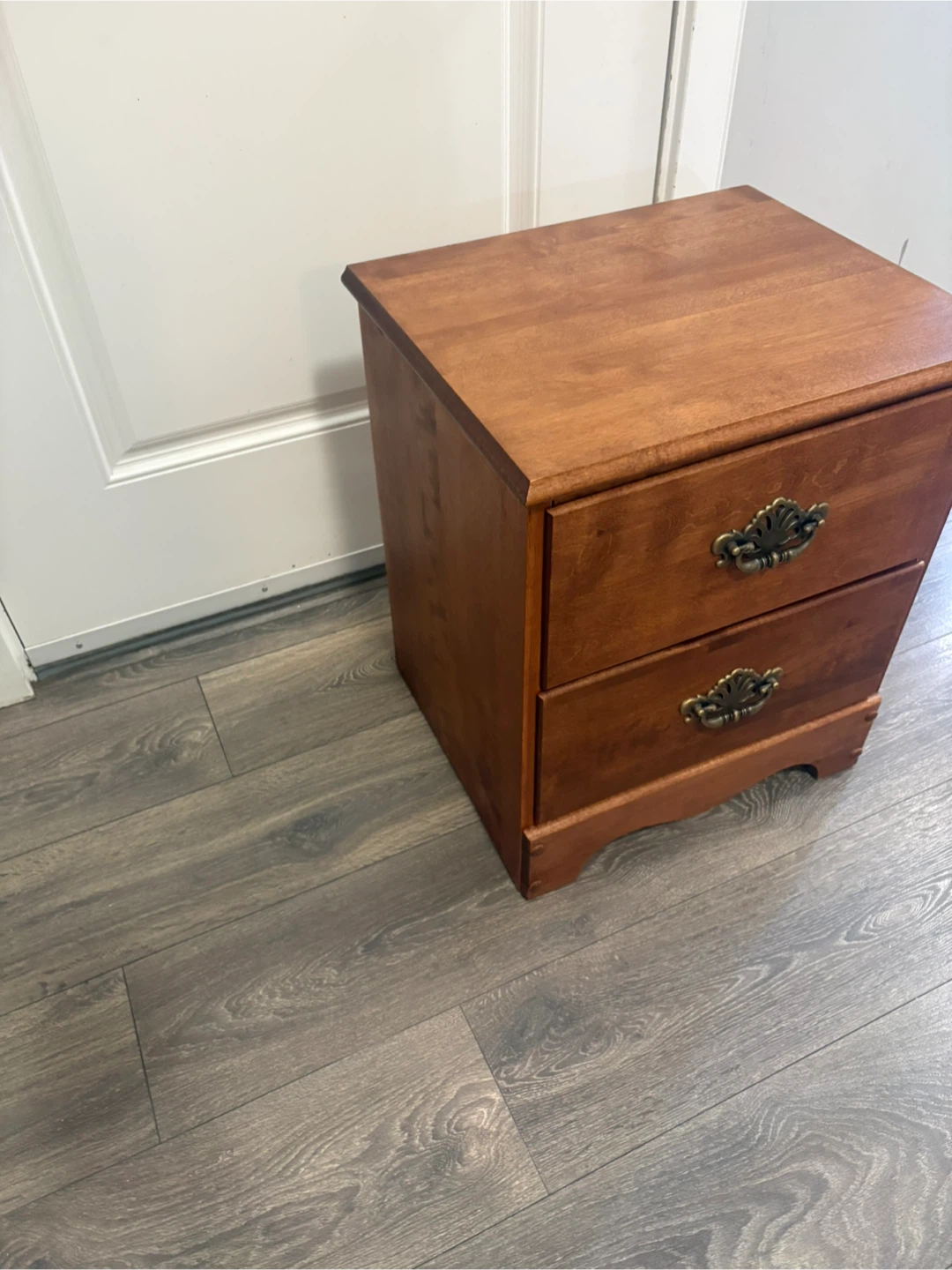 Solid wood Nightstand - photo 3