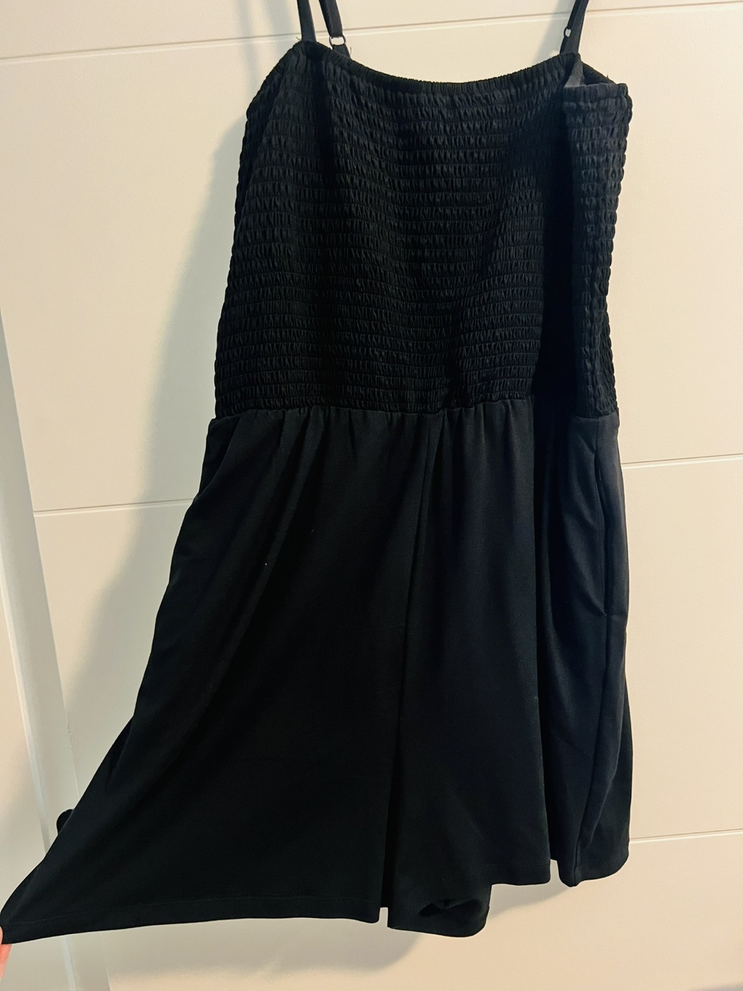 Kismet Black Smocked Romper