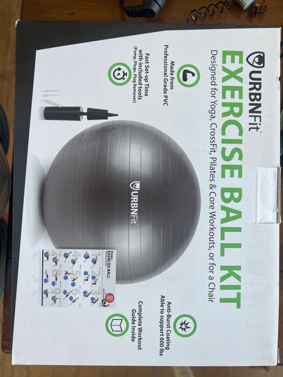 URBNFit Exercise Ball Kit