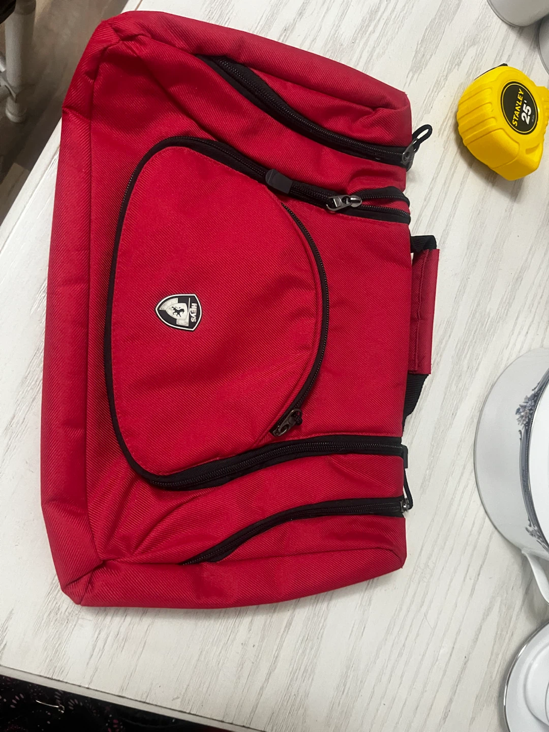 Red Dopp Kit Bag with Mirror - photo 2
