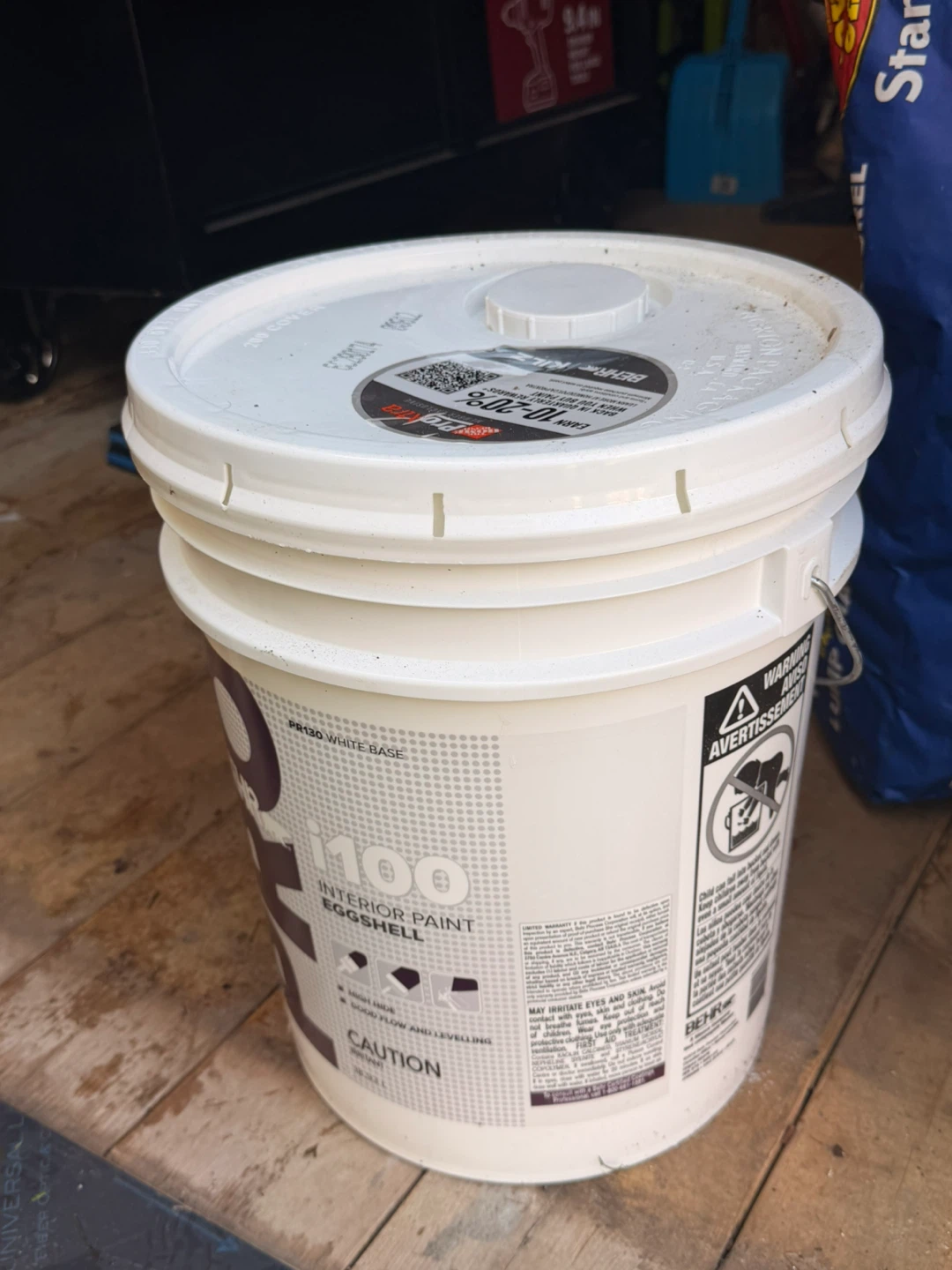 Behr Pro 100 Interior Paint - White Base Eggshell