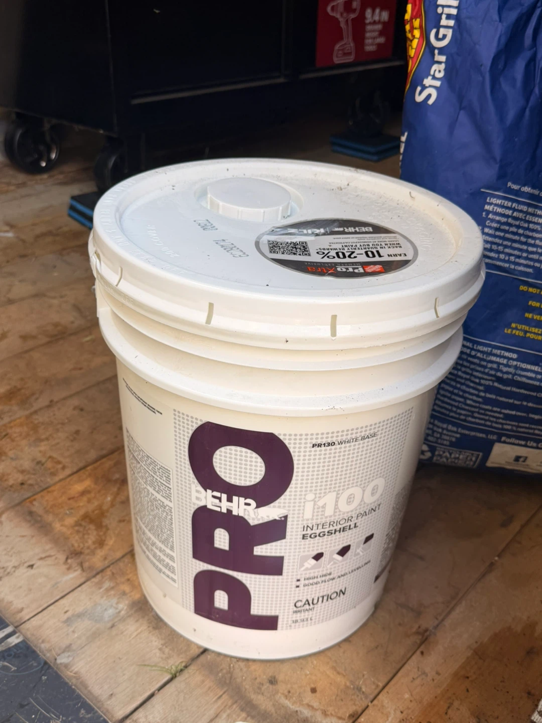Behr Pro 100 Interior Paint - White Base Eggshell - photo 2