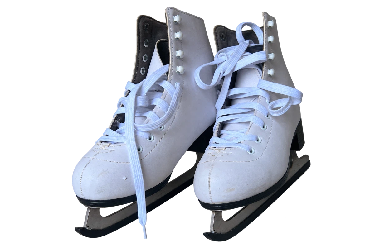 Vic hockey White Ice Skates - US Size 7 - photo 2