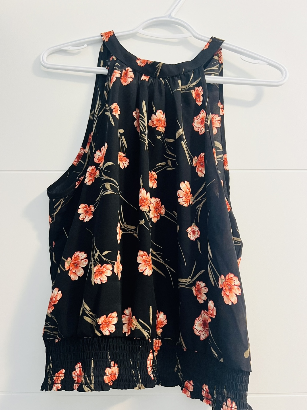 Sienna Sky Floral Halter Top Size L