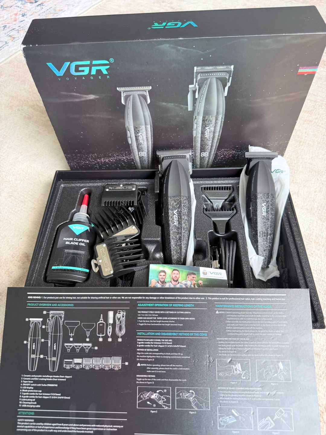 VGR V-640 S2 Professional Hair Clipper Set