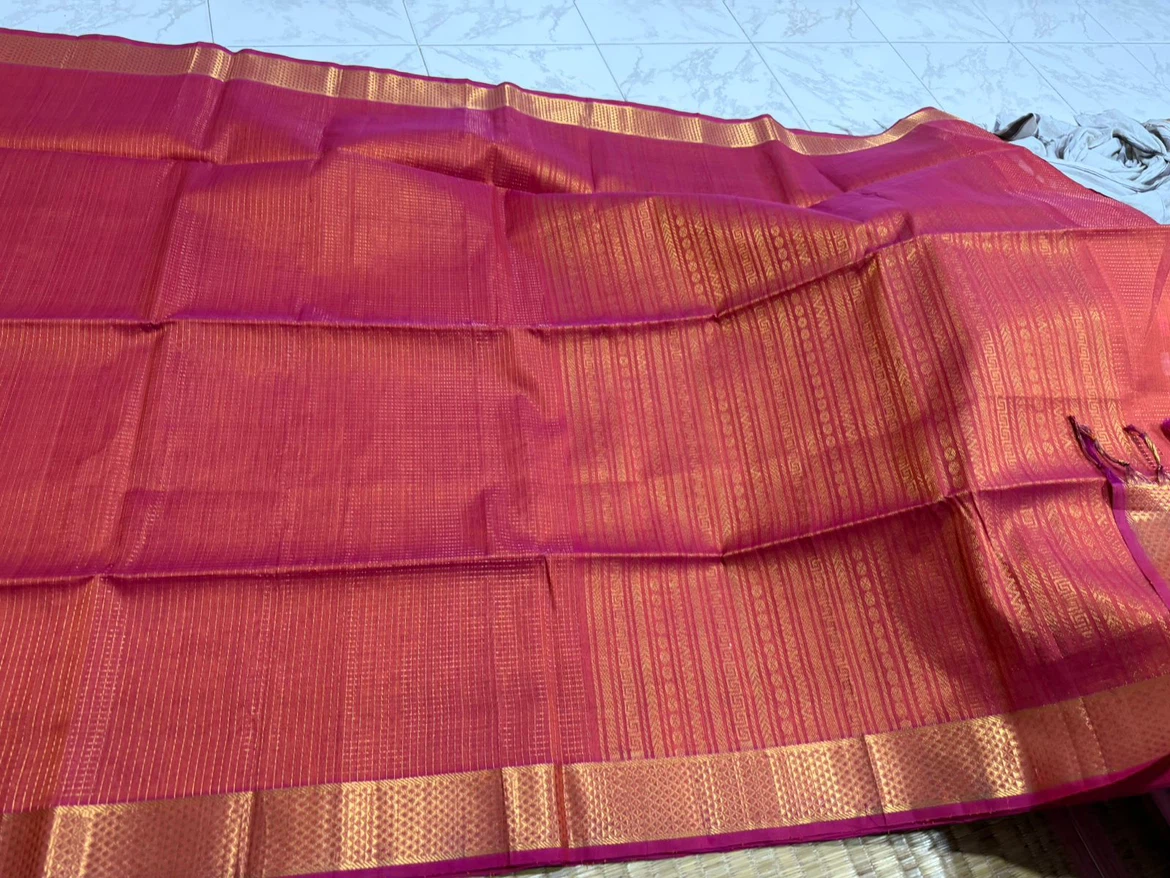 Silk cotton saree - photo 3