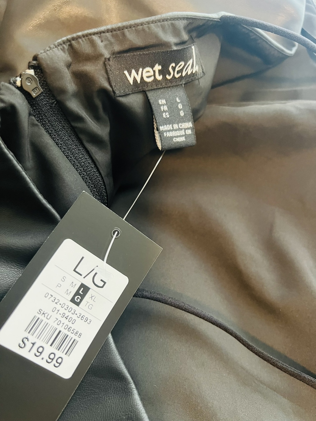Wet Seal Faux Leather Mini Dress - photo 4