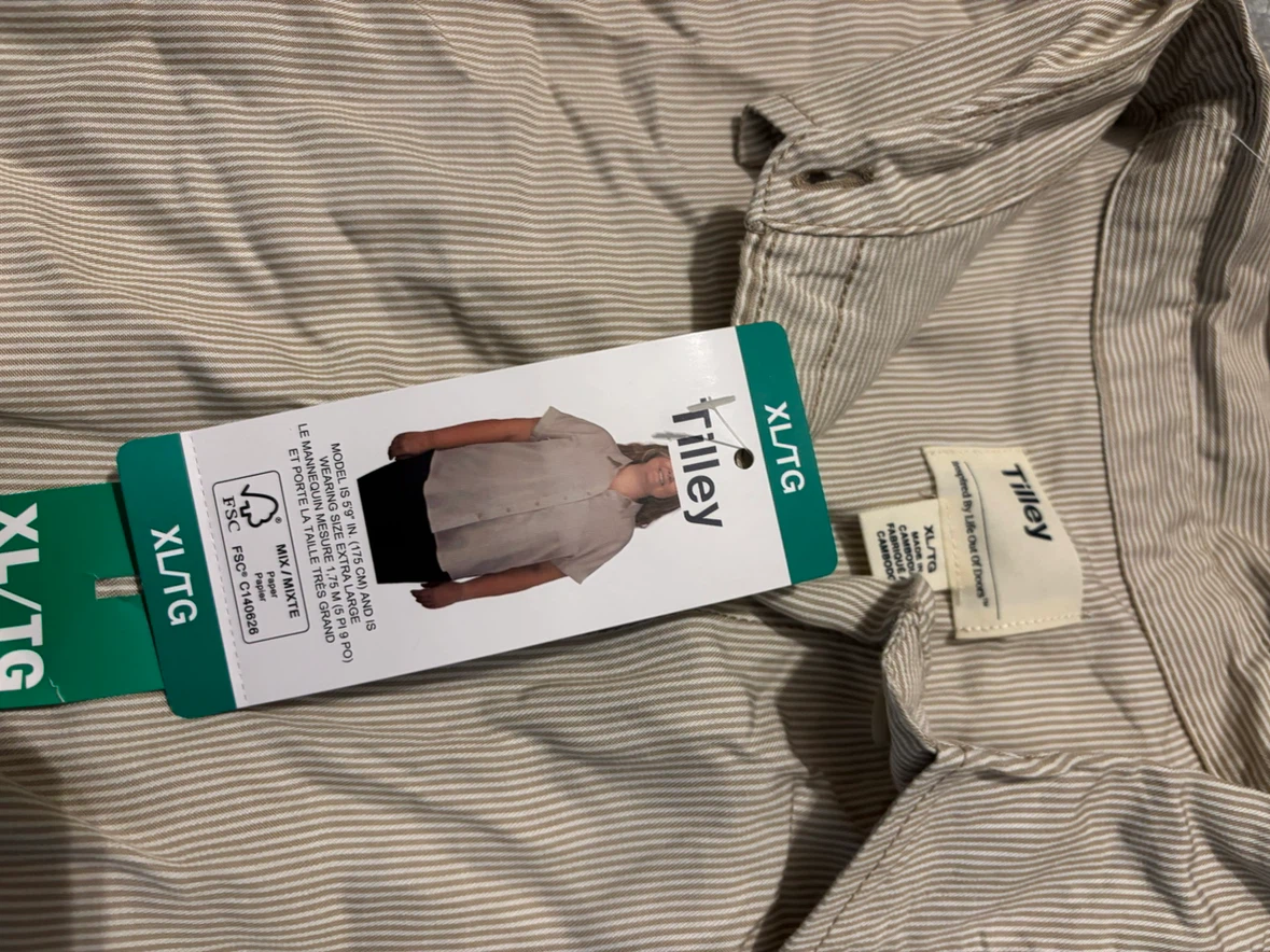 Tilley XL/TG Striped Button-Up Shirt - photo 2