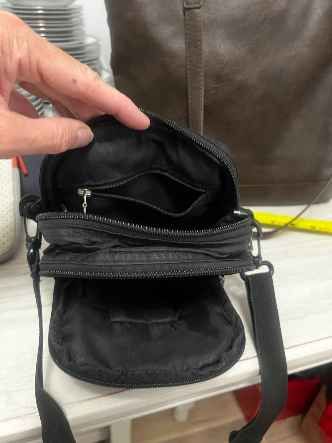 Toread Black Nylon Crossbody Bag - photo 2
