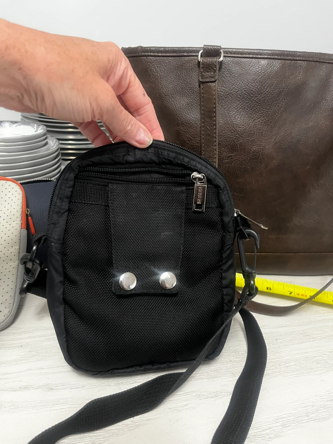 Toread Black Nylon Crossbody Bag - photo 3