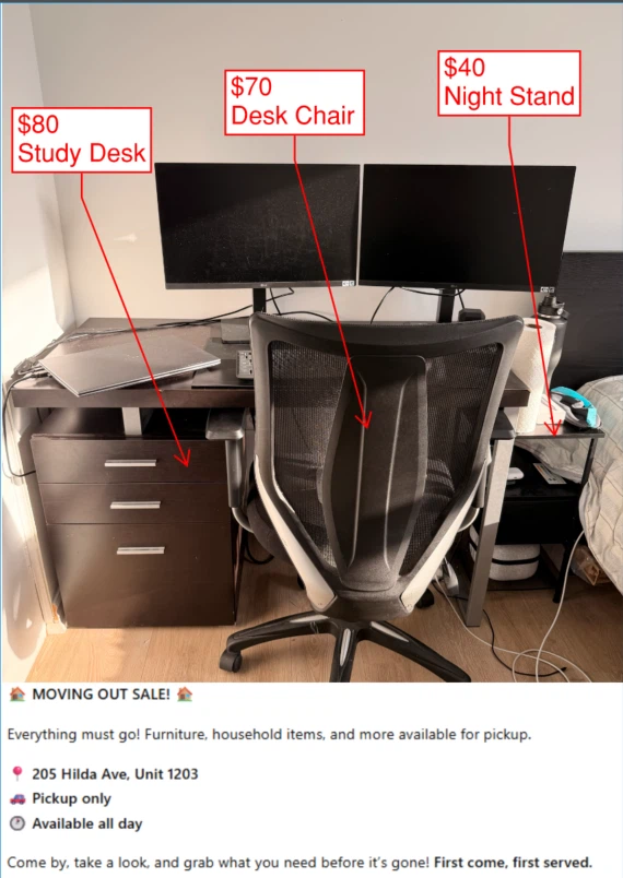 Moving out sale furniture - photo 2