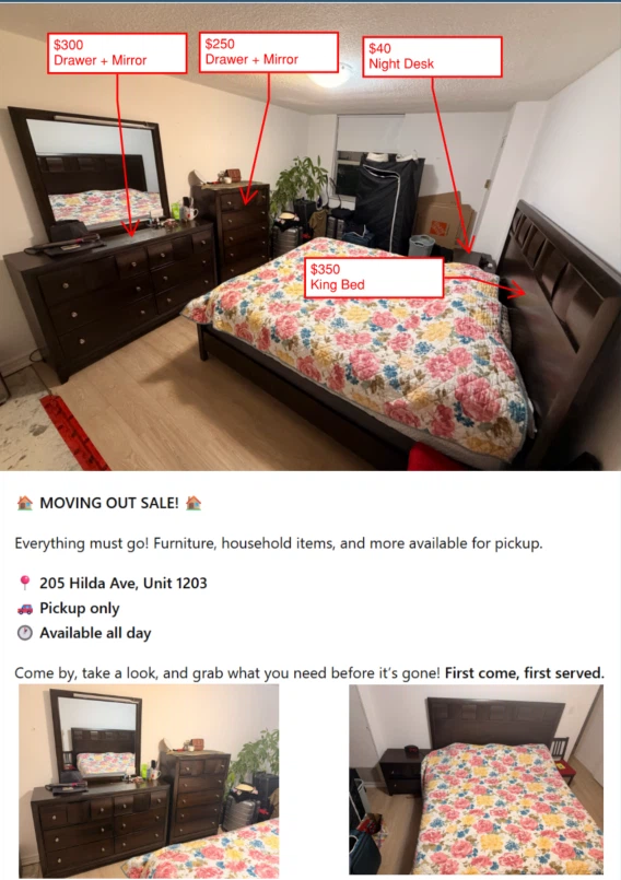 Moving out sale furniture - photo 3