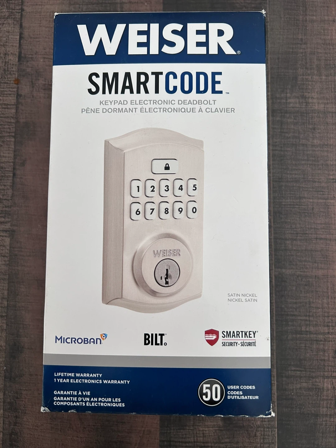 Weiser SmartCode Keypad Electronic Deadbolt