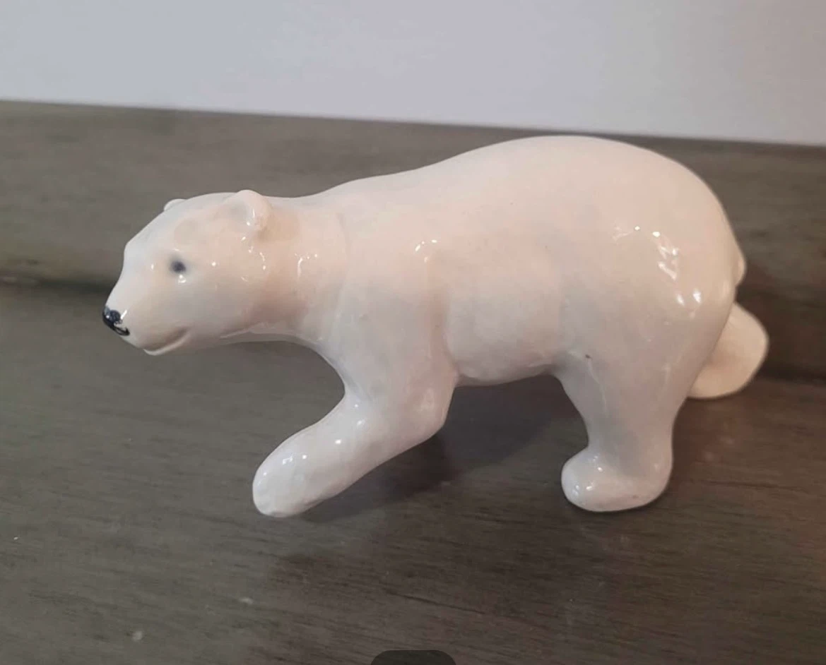 Ceramic Polar Bear Figurine - photo 2