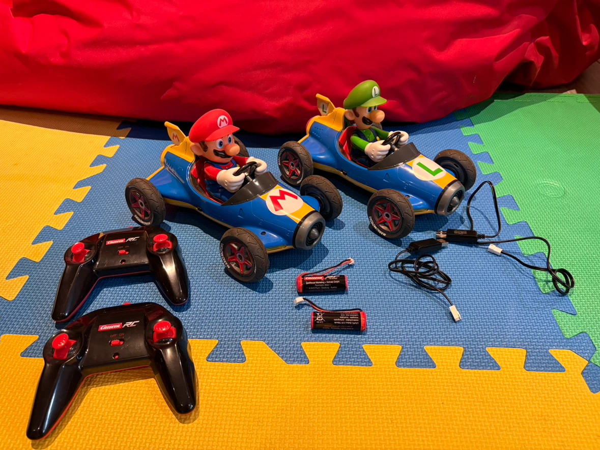 Carrera RC Mario Kart Radio Control Cars (Mario & Luigi)
