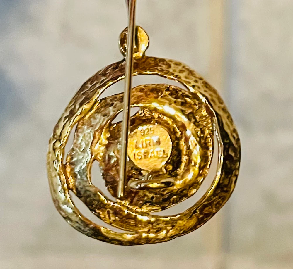 Gold and Pearl earrings - photo 3