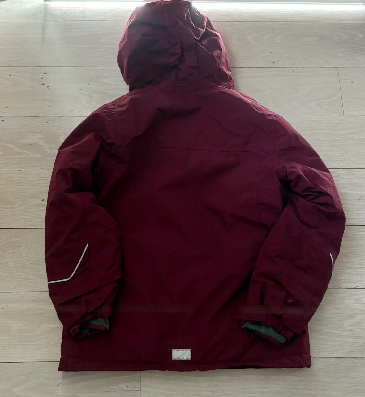 LANDS' END Kids Squall Winter Ski Jacket Burgundy Size M 10-12 - photo 3