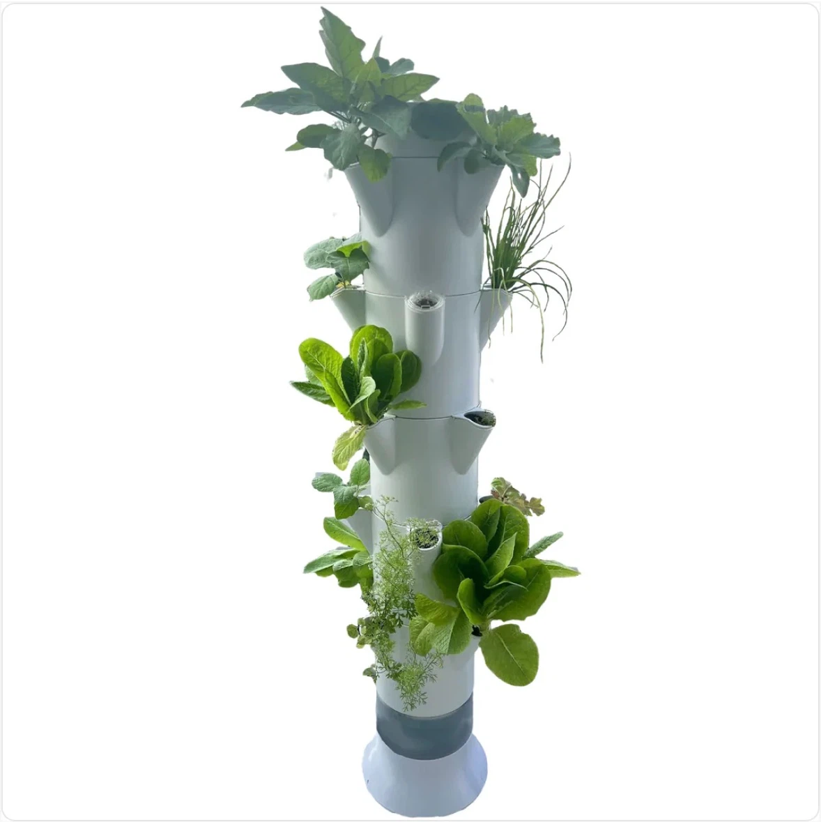 Stack and sprout starter kit hydroponic system