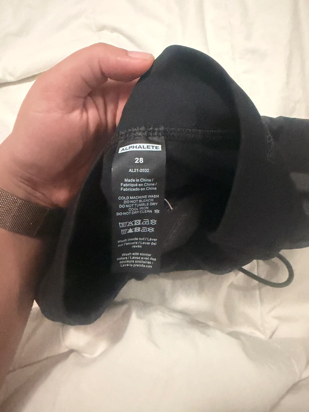 ALPHALETE Athletic Shorts - Black - Size 28 - photo 2