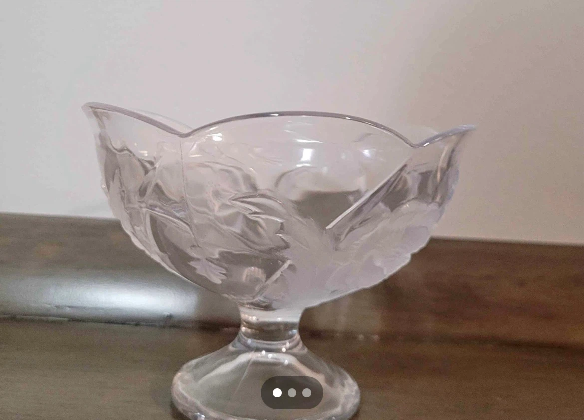 Glass Footed candy Bowl